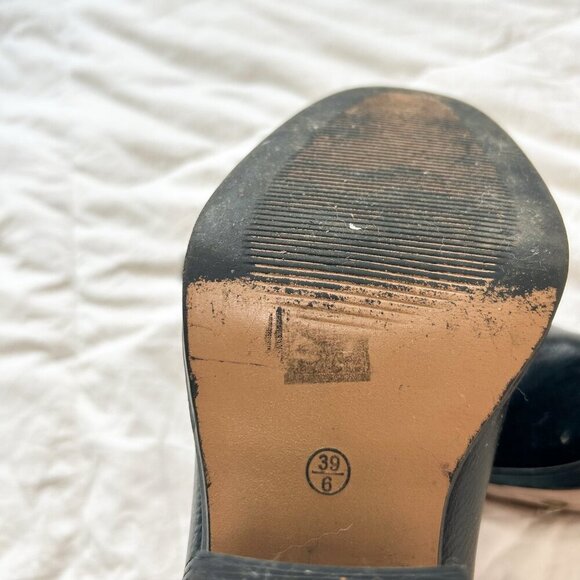 ASOS Truffle Collection Black Faux Leather Ankle Boots Point Toe Women’s Size 9 - Picture 9 of 9